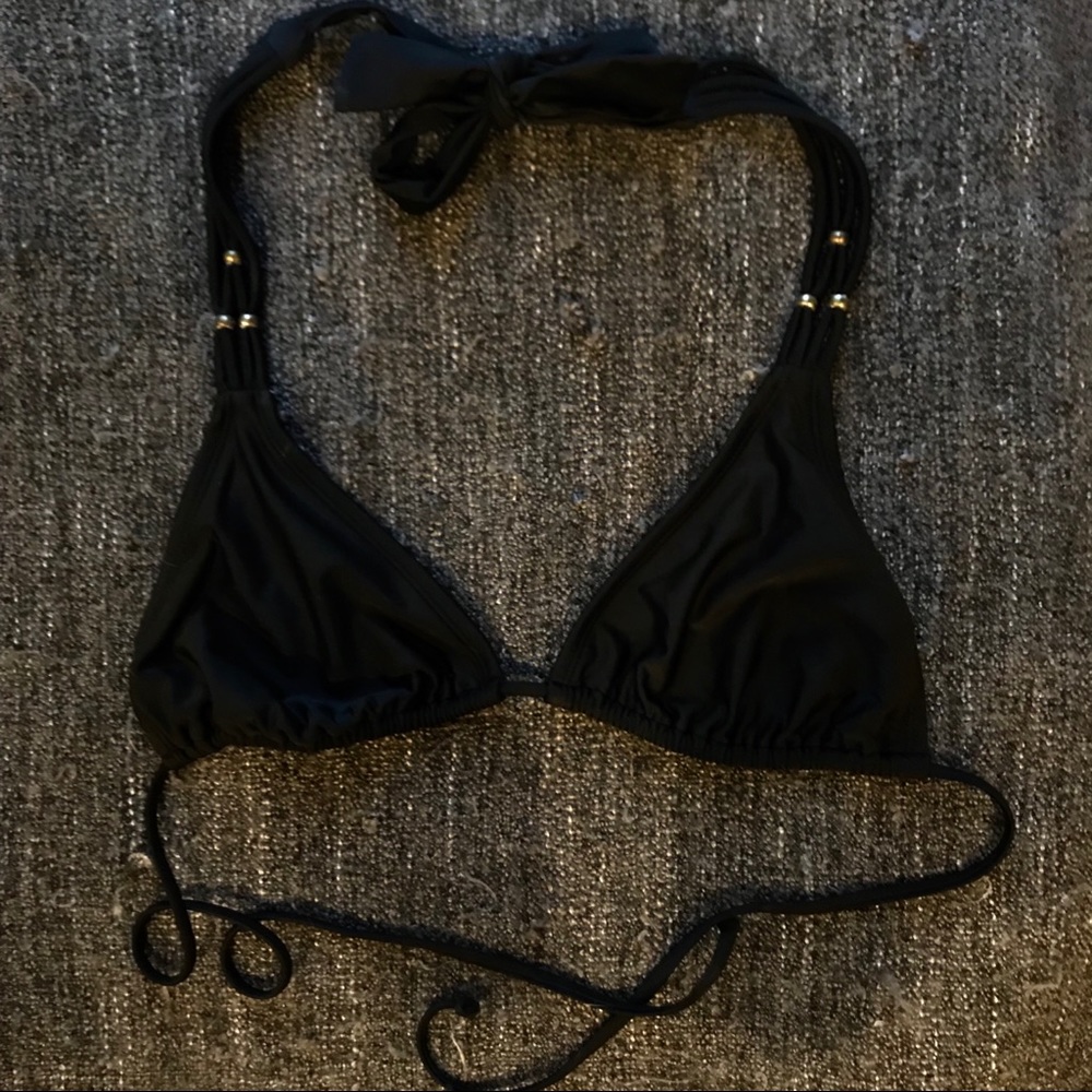 Black Triangle Bikini Top